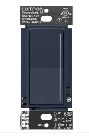Lutron Sunnata LED+ dimmer switch in Deep Sea