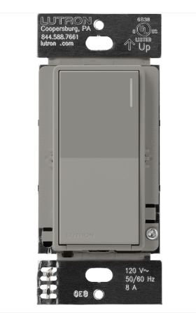 Lutron Sunnata switch in Cobblestone