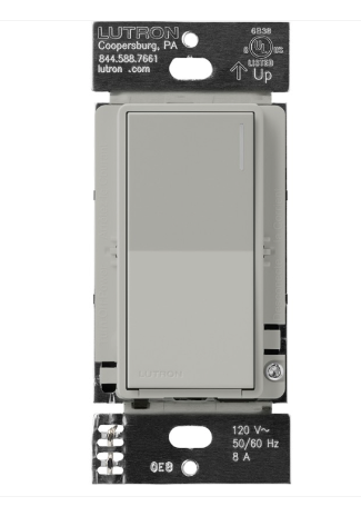 Lutron Sunnata switch in Pebble