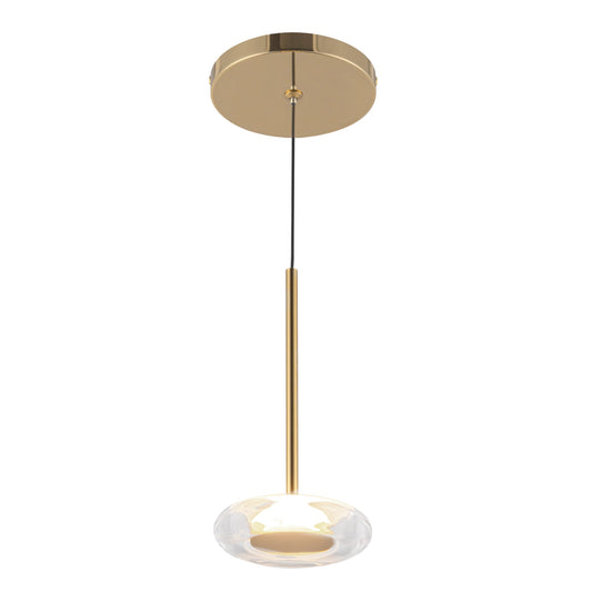 Kuzco Stephord metallic brass pendant PD97204-MRB/CL