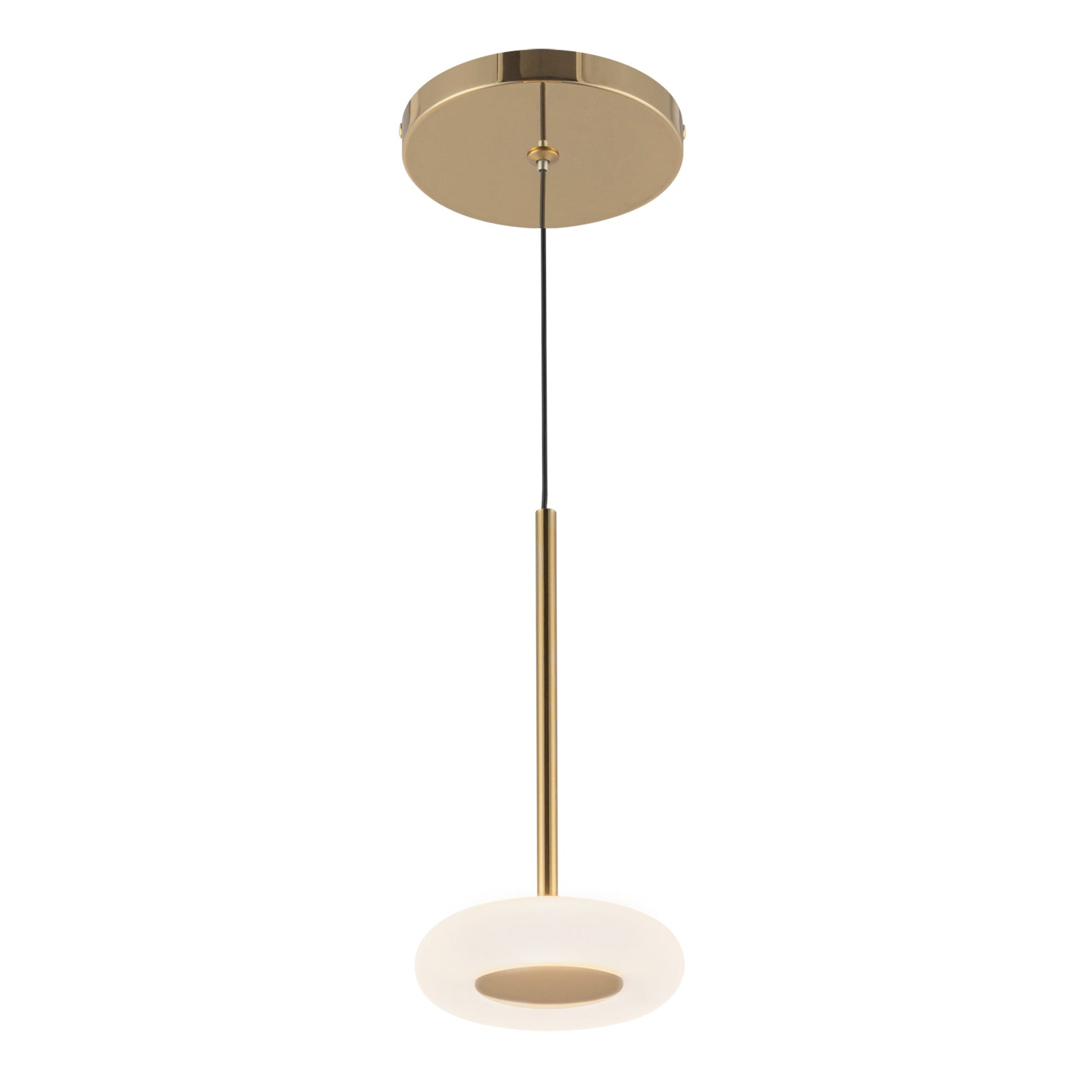 Kuzco Stephord metallic brass pendant PD97204-MRB/FR