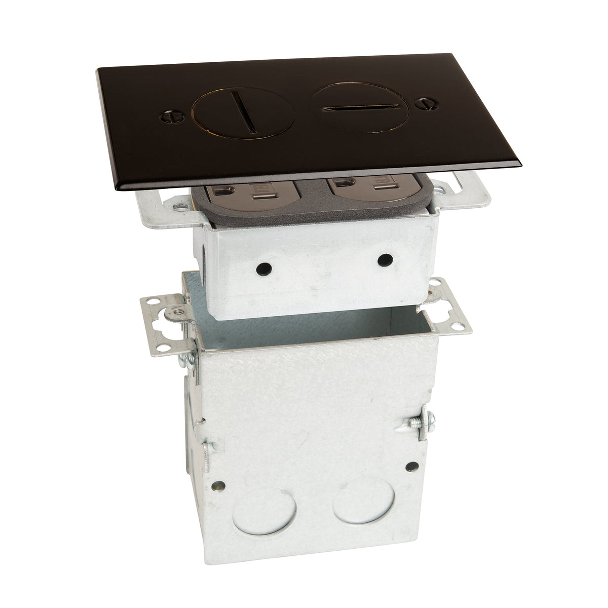 Lew Electric SWB-2-DB Dark Bronze floor box