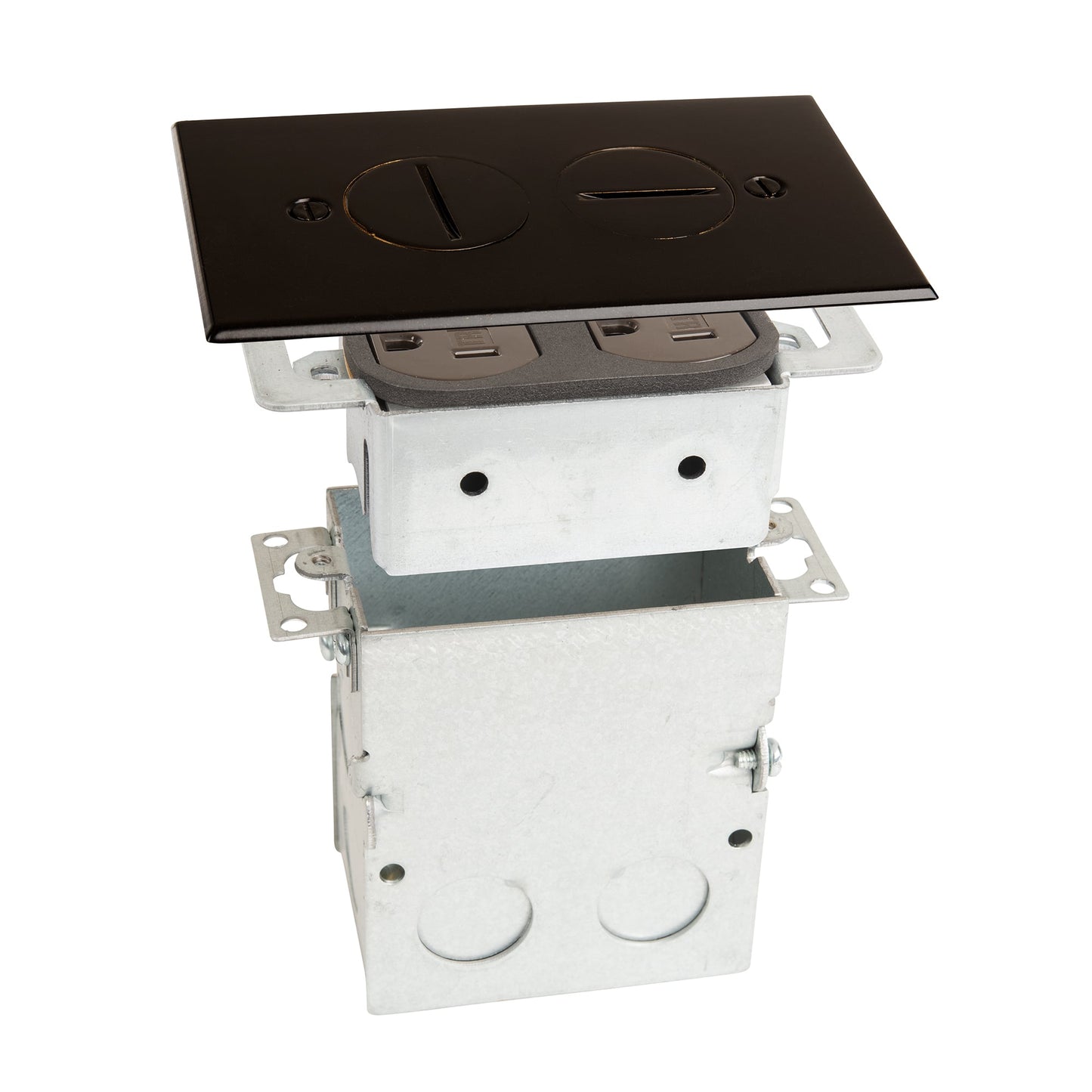 Lew Electric SWB-2-DB Dark Bronze floor box