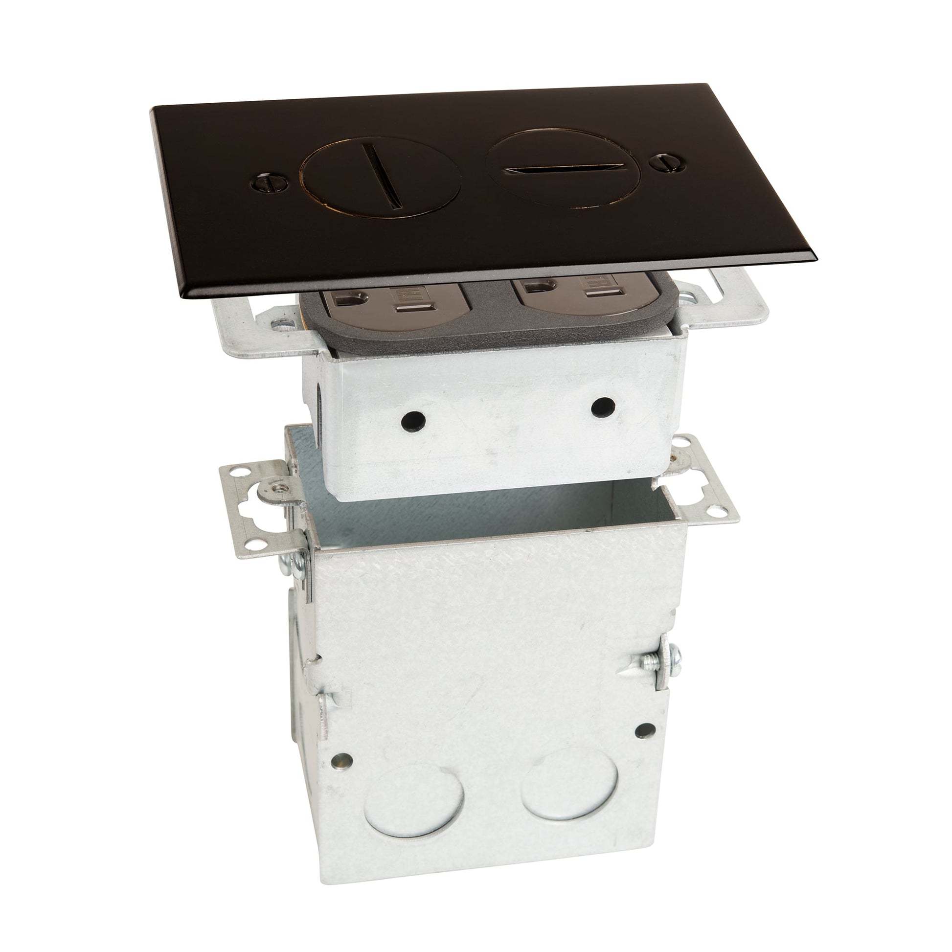Lew Electric SWB-2-DB Dark Bronze floor box