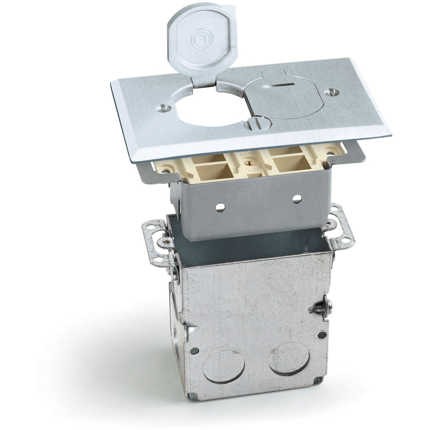 Lew Electric SWB-2-LR-A-T Aluminum floor box