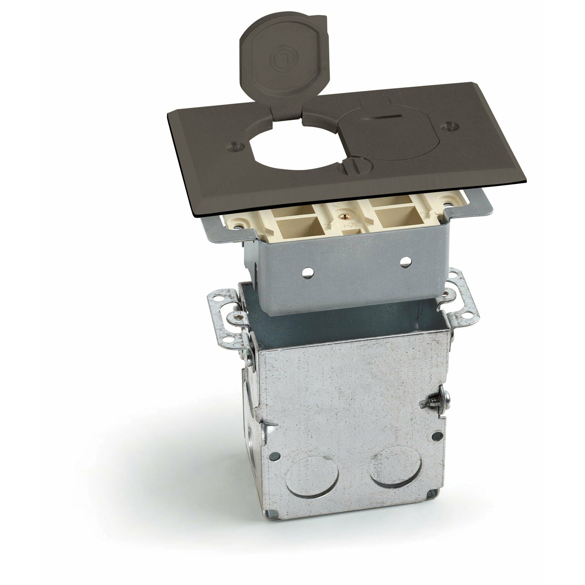 Lew Electric SWB-2-LR-DB-T Dark Bronze floor box