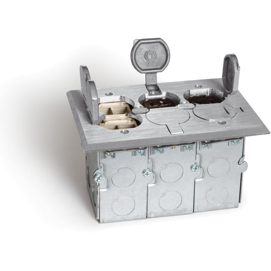 Lew Electric SWB-6-LR-A Aluminum floor box