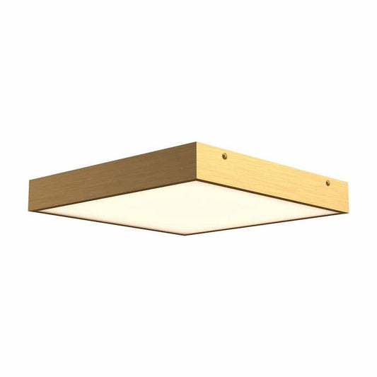 Alora Mood Sydney FM553011AG 11-Inch LED Flush Mount Ceiling Light in Aged Gold Finish with Frosted Glass Diffuser