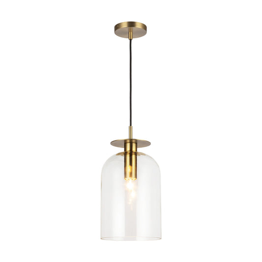 Alora Mood Sylvia brushed gold pendant PD515408BGCL