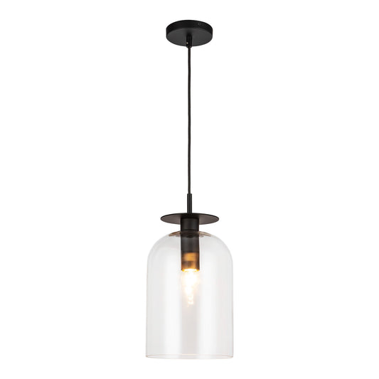 Alora Mood Sylvia matte black pendant PD515408MBCL