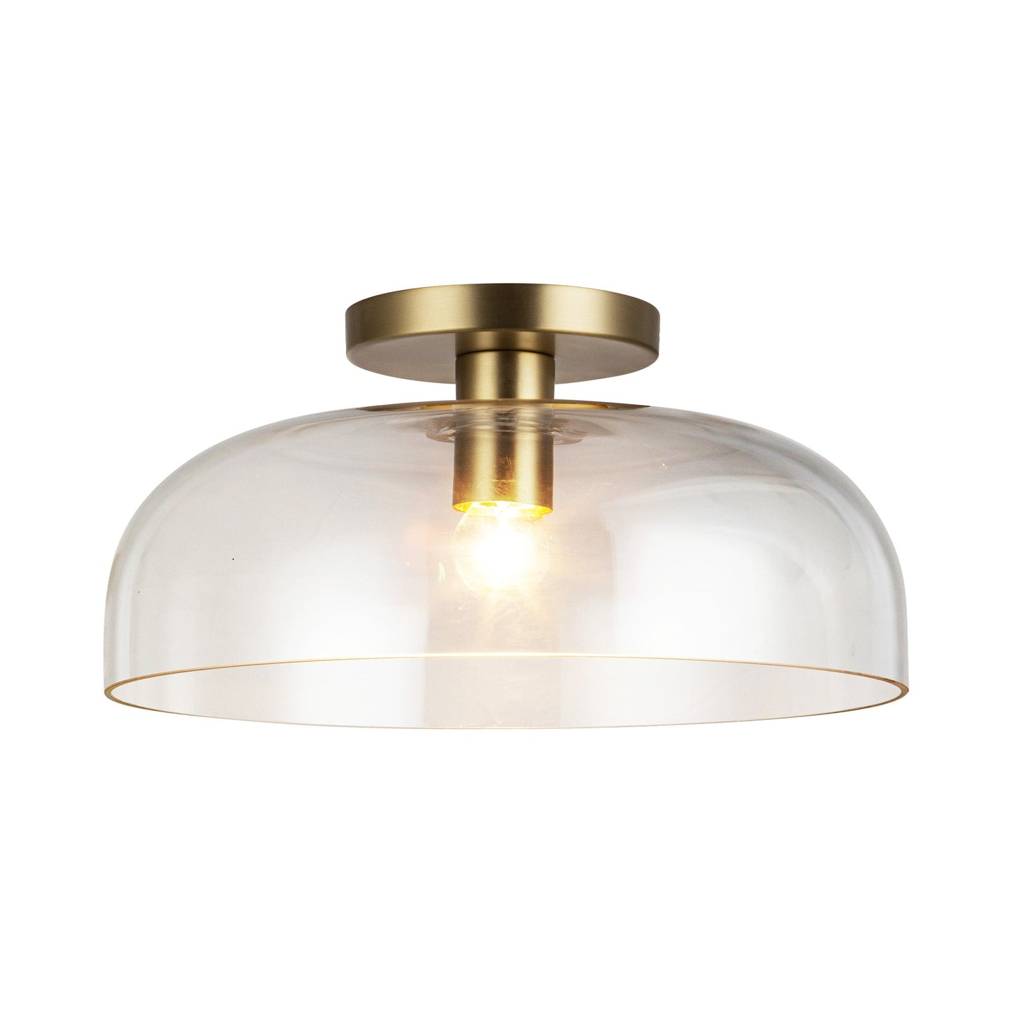 Alora Mood Sylvia brushed gold semi-flush mount SF515712BGCL