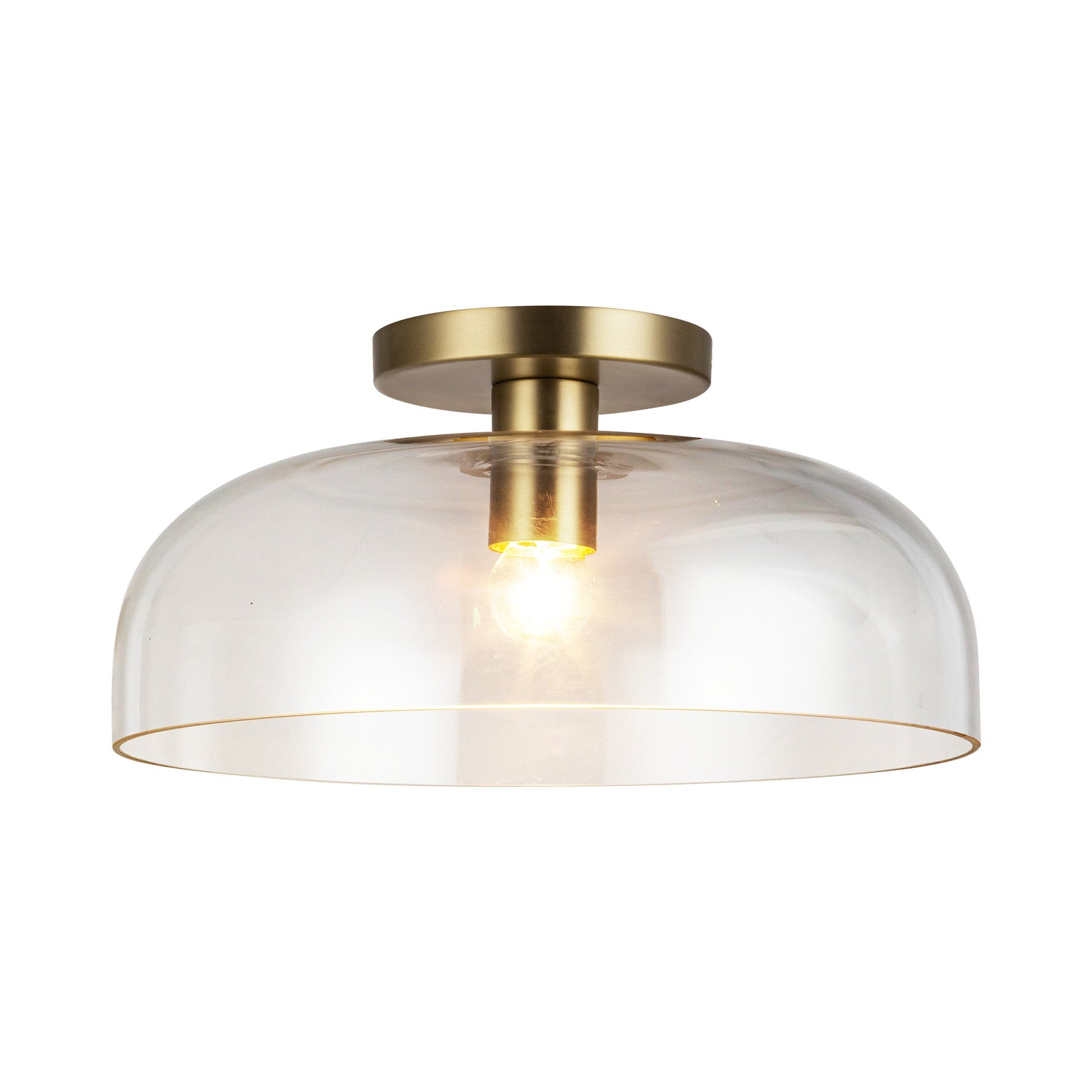 Alora Mood Sylvia brushed gold semi-flush mount SF515712BGCL