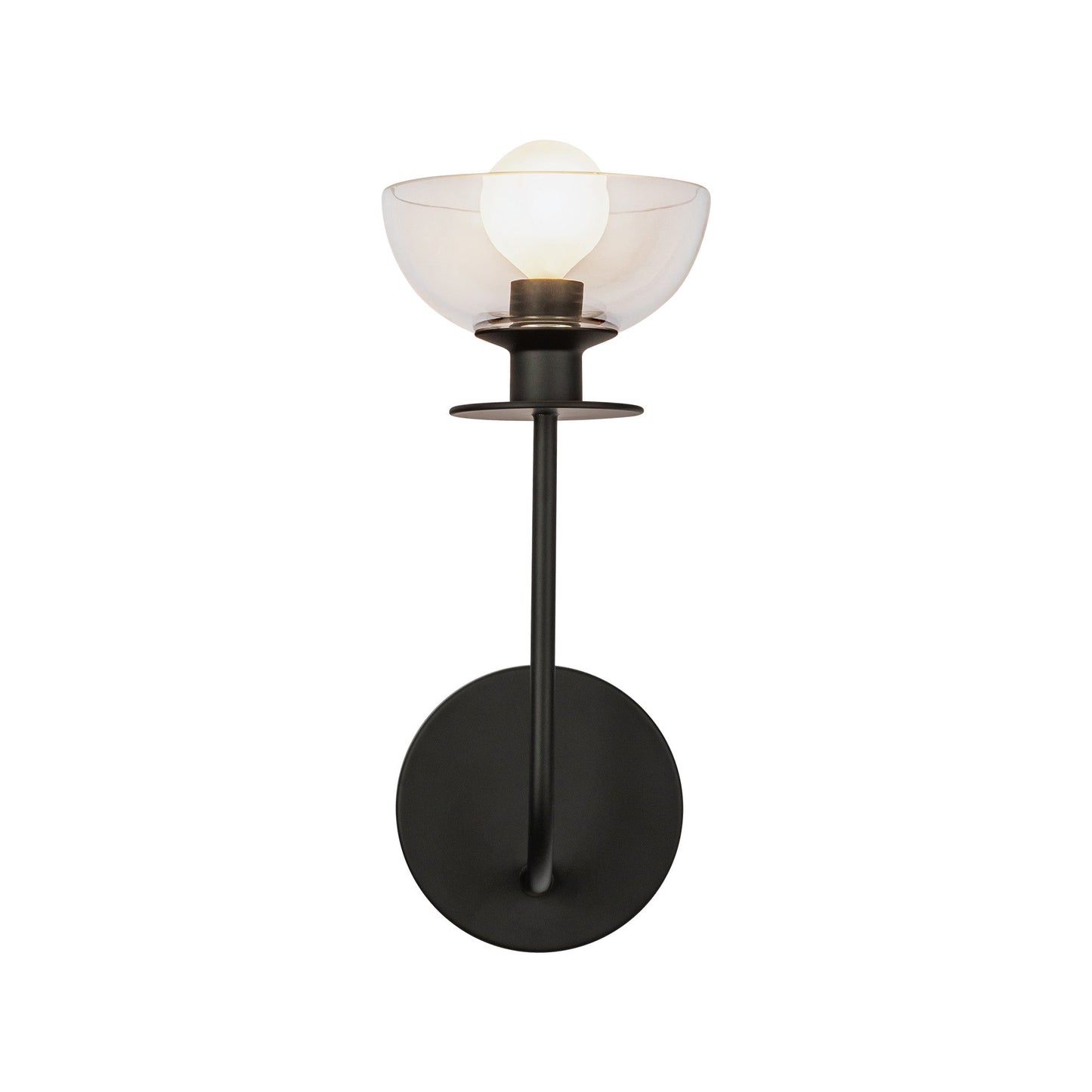 Alora Mood Sylvia matte black vanity light WV515205MBCL