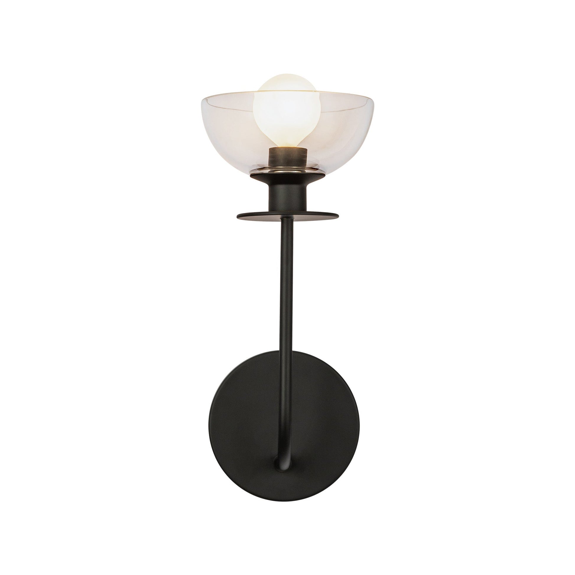 Alora Mood Sylvia matte black vanity light WV515205MBCL