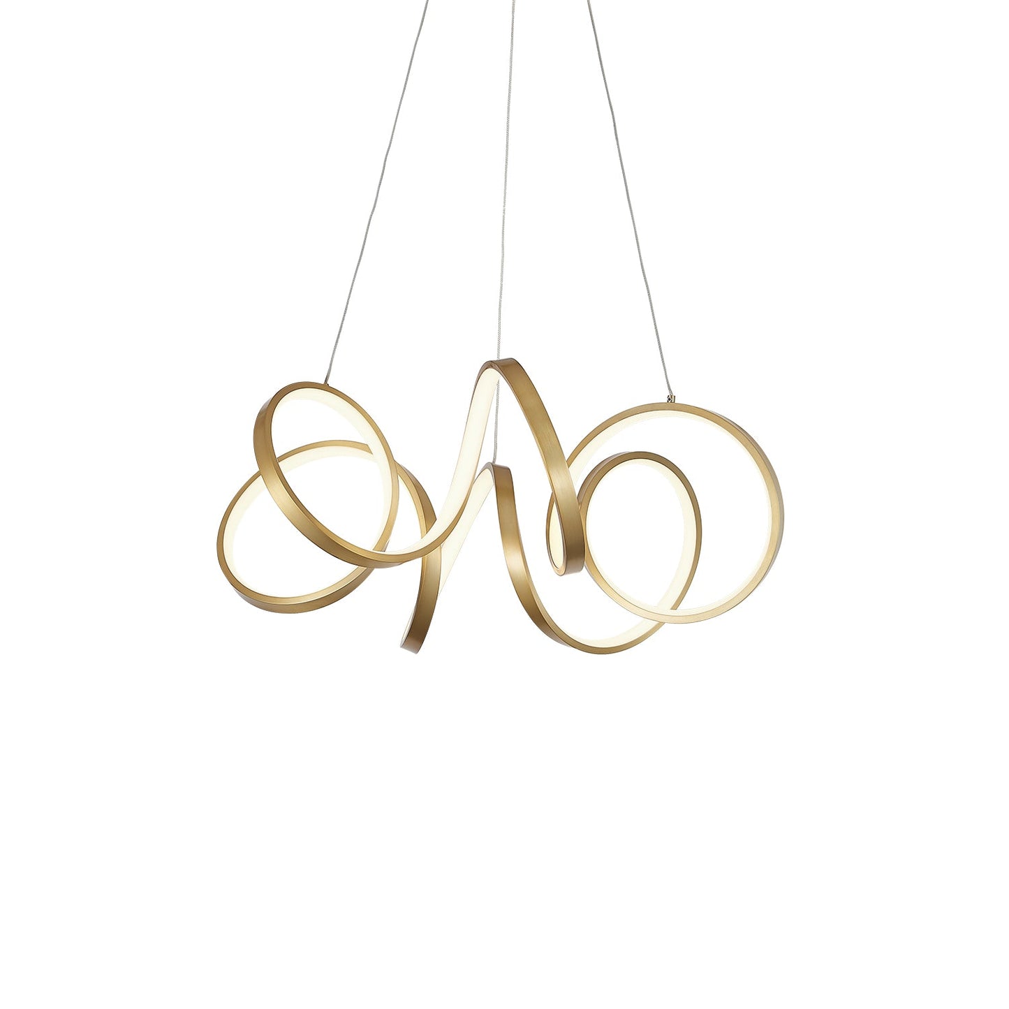 Kuzco Synergy antique brass chandelier CH93824-AN