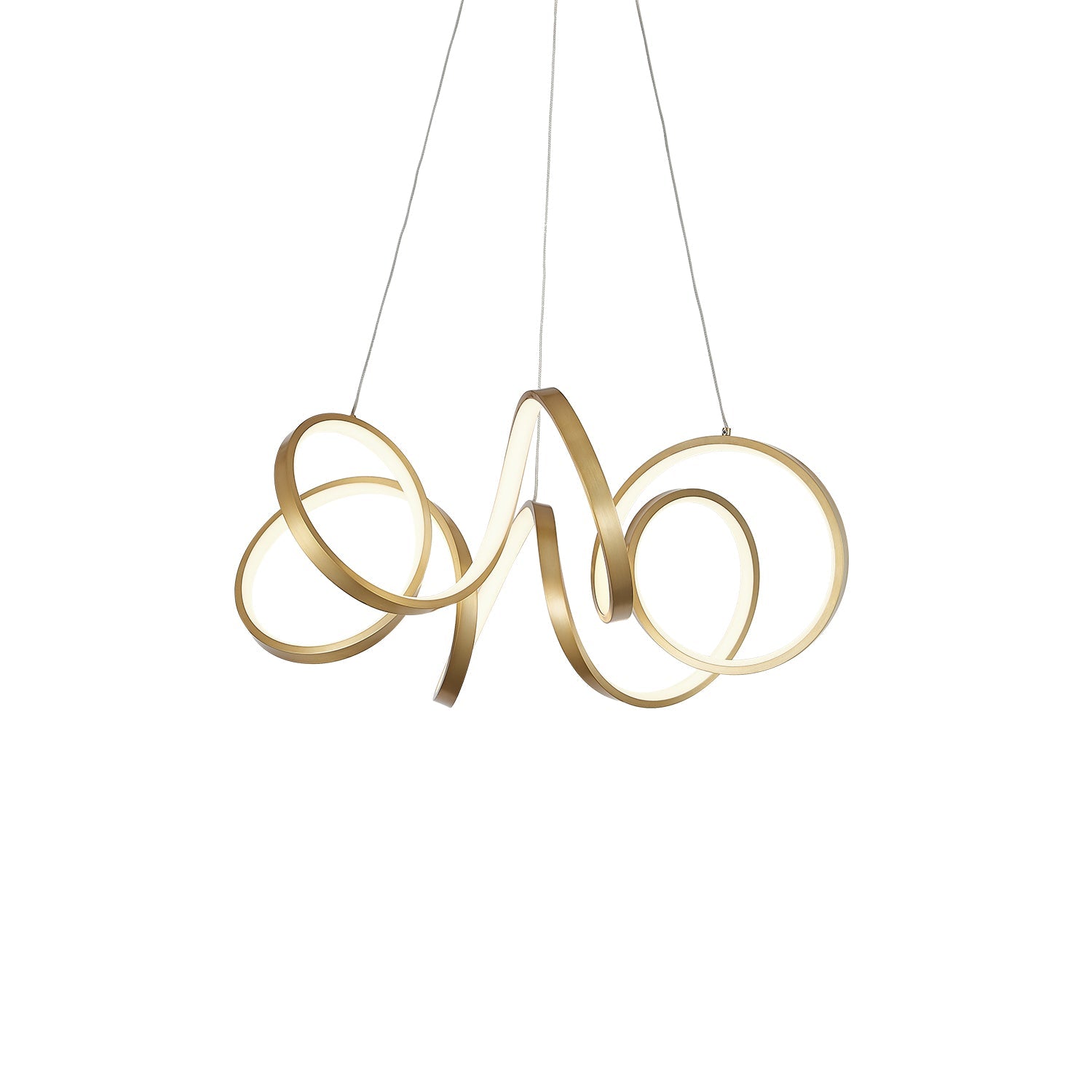 Kuzco Synergy antique brass chandelier CH93824-AN