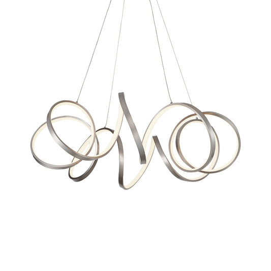 Kuzco Synergy antique silver chandelier CH93834-AS