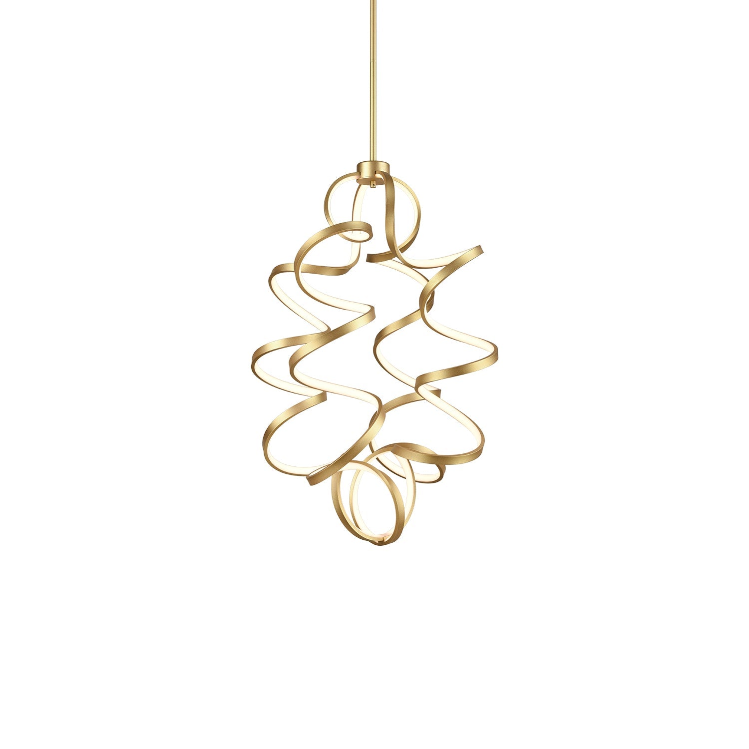 Kuzco Synergy antique brass chandelier CH93934-AN