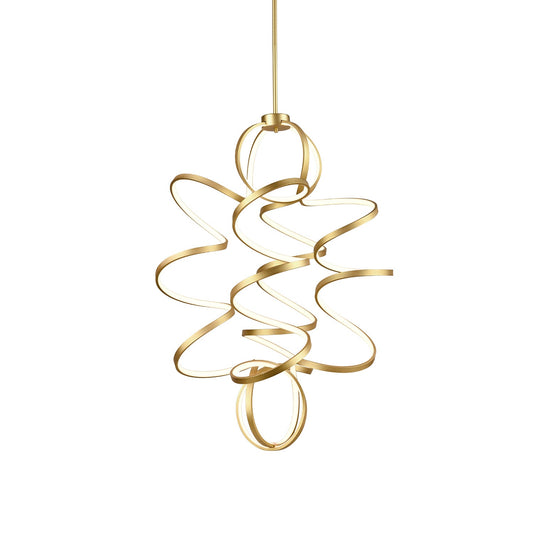 Kuzco Synergy antique brass chandelier CH93941-AN