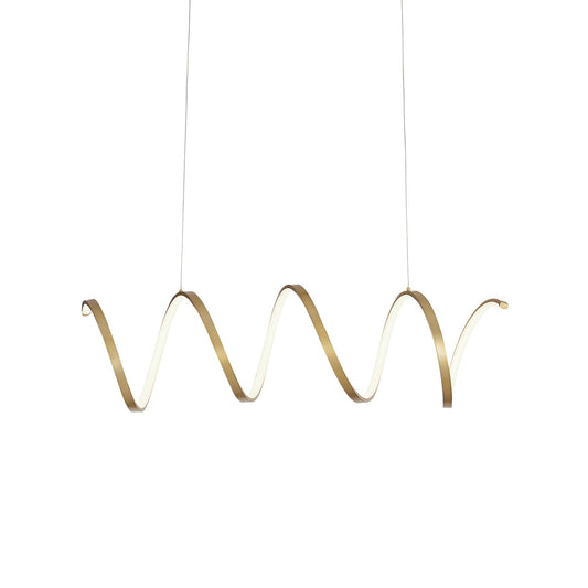 Kuzco Synergy antique brass linear pendant LP93742-AN