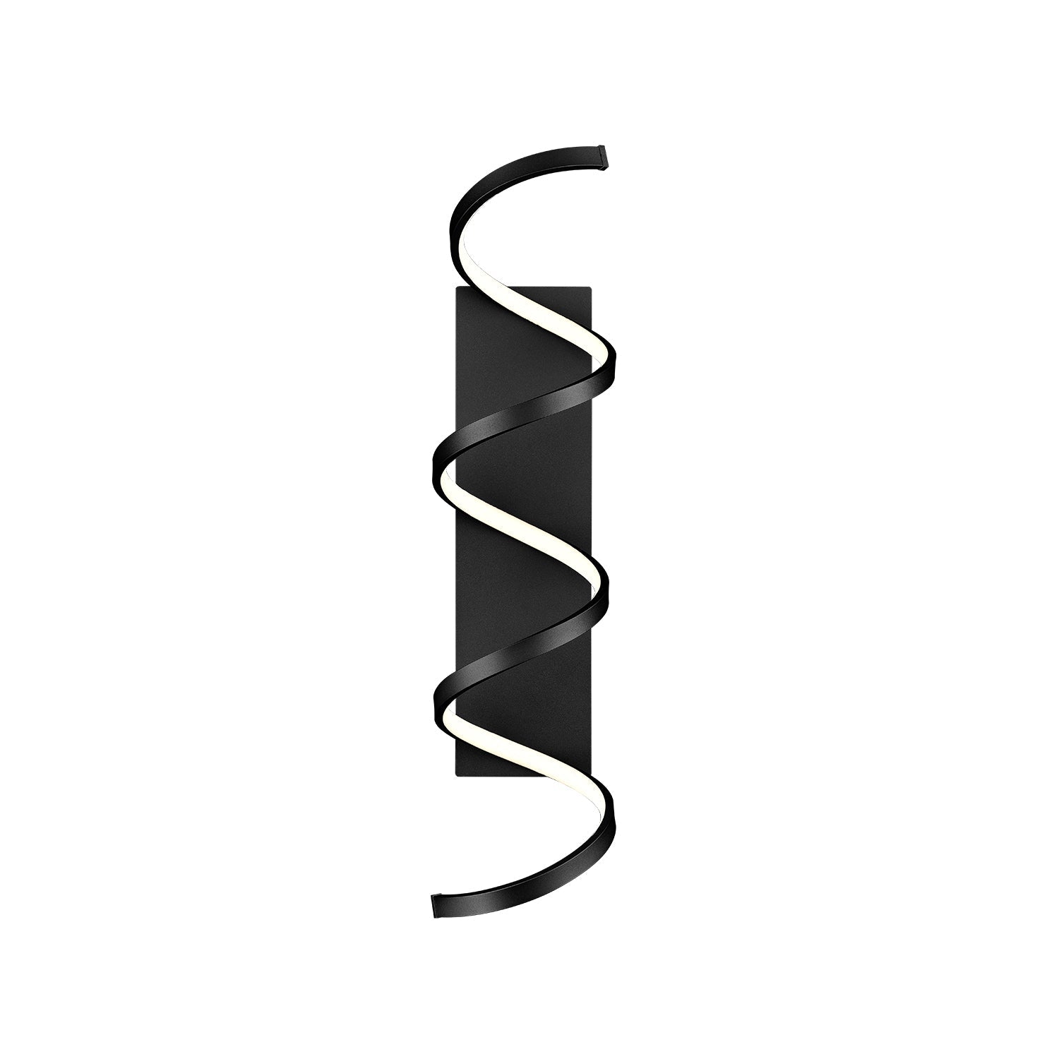 Kuzco Synergy black wall sconce WS93730-BK