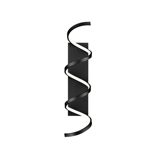 Kuzco Synergy black wall sconce WS93730-BK