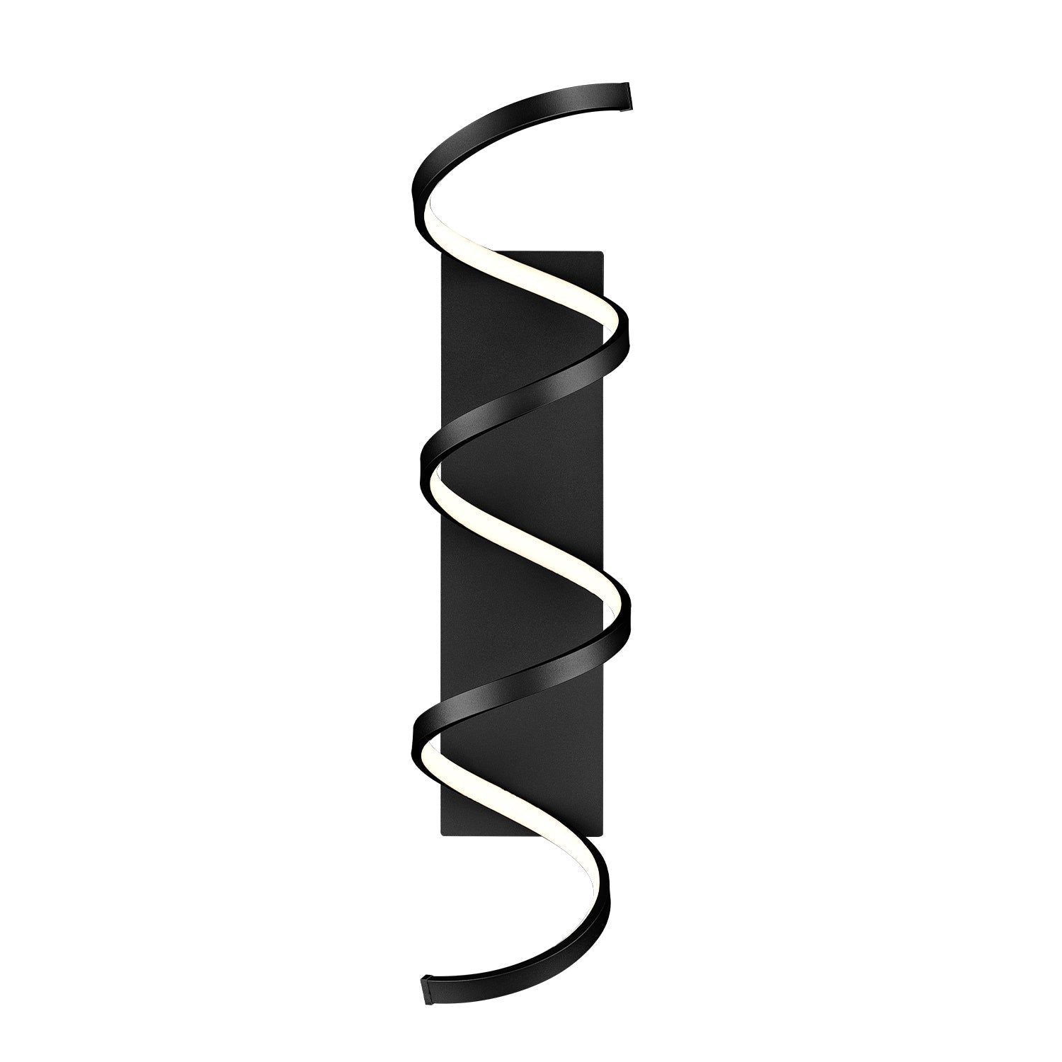 Kuzco Synergy black wall sconce WS93736-BK