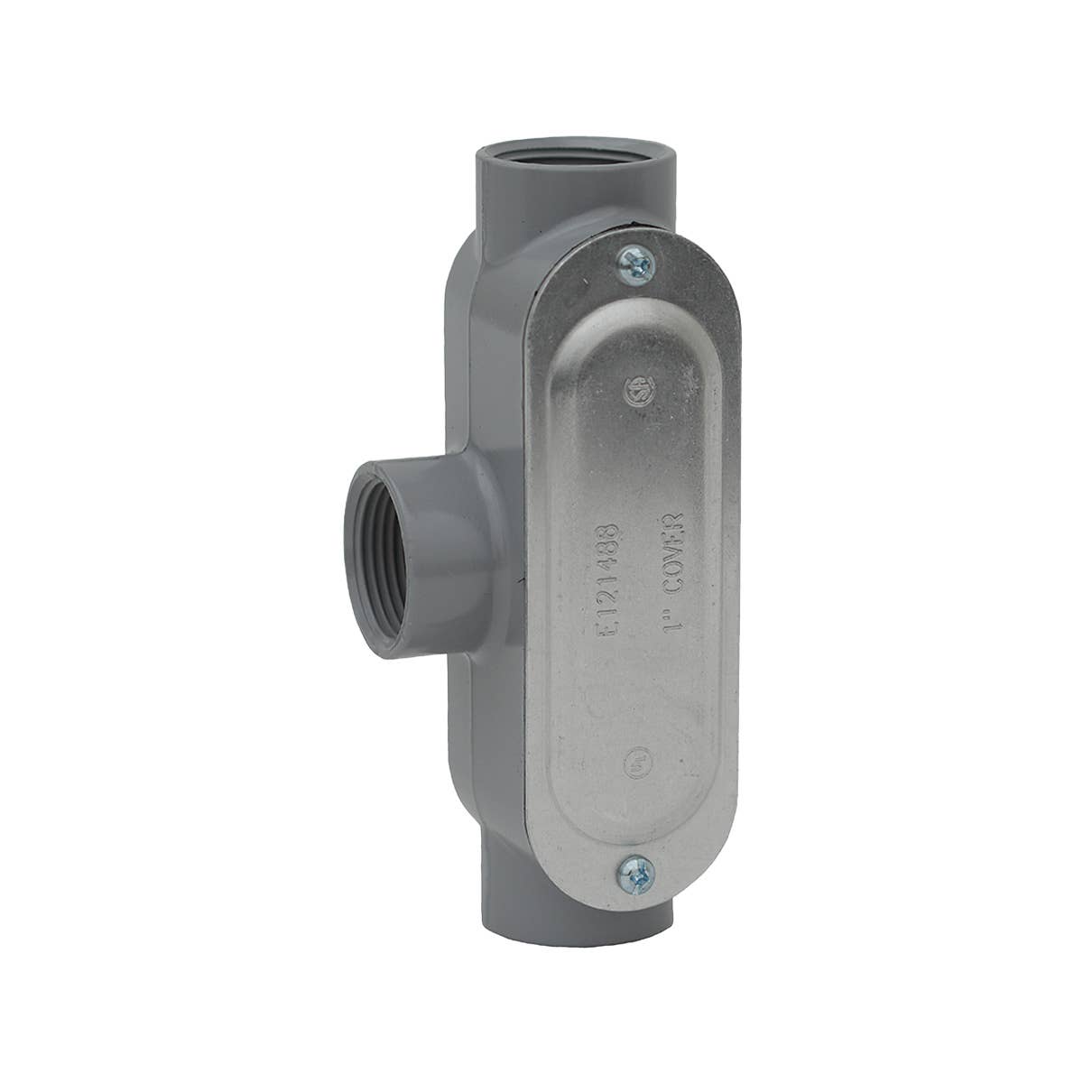 Dottie T100CG Dottie 1 in T Threaded Conduit Body w/ Cover & Gasket T100CG