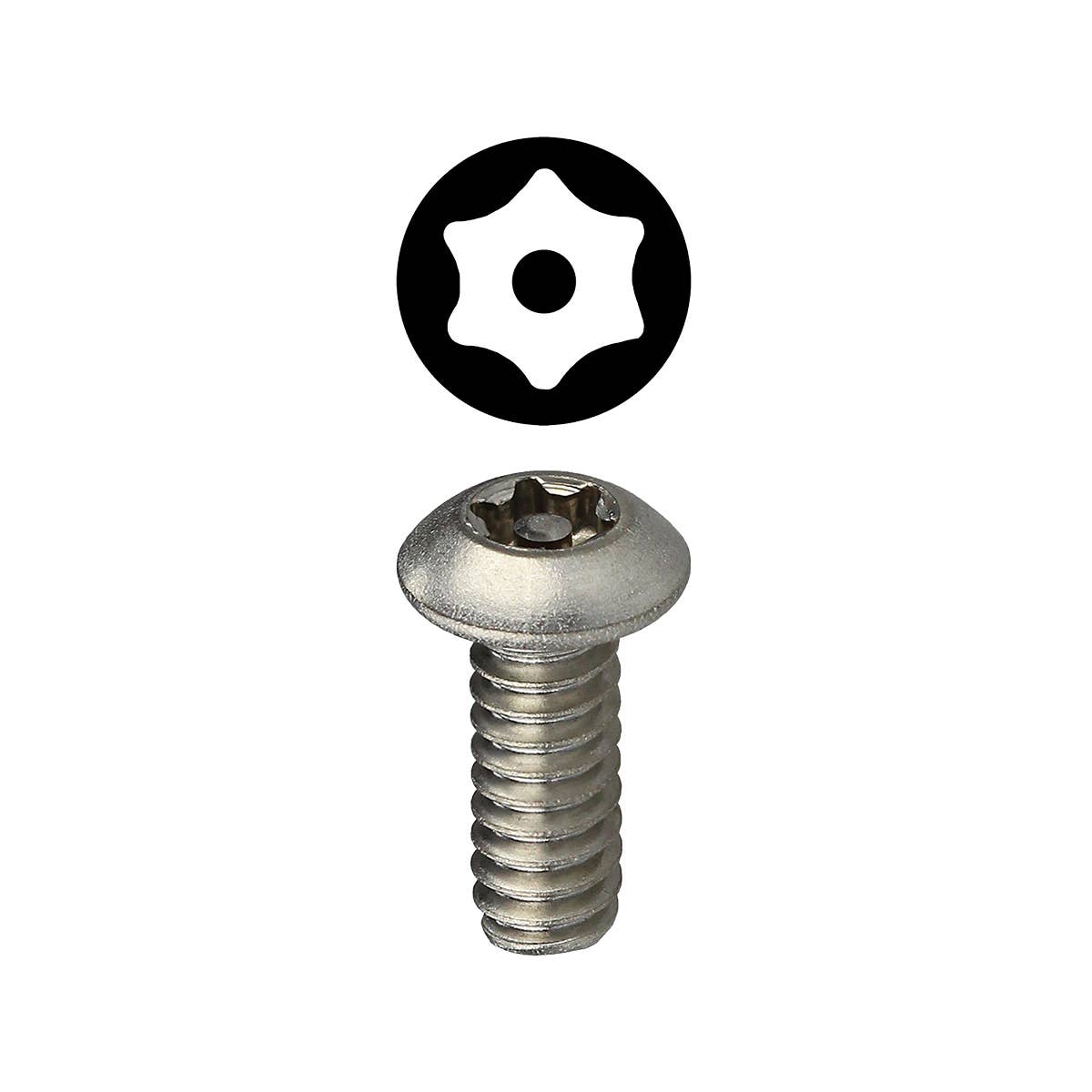 Dottie T1024114TB Dottie #10-24 x 1-1/4 in Star Pin Button Head TamperProof Machine Screw T1024114TB