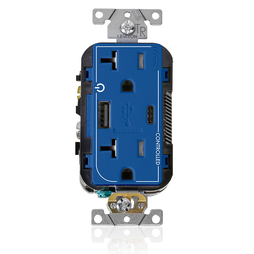 Leviton T5833-2BU Receptacle