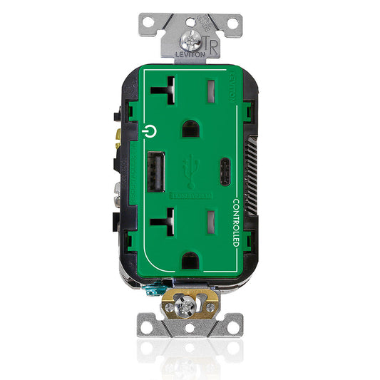 Leviton T5833-2GN Receptacle