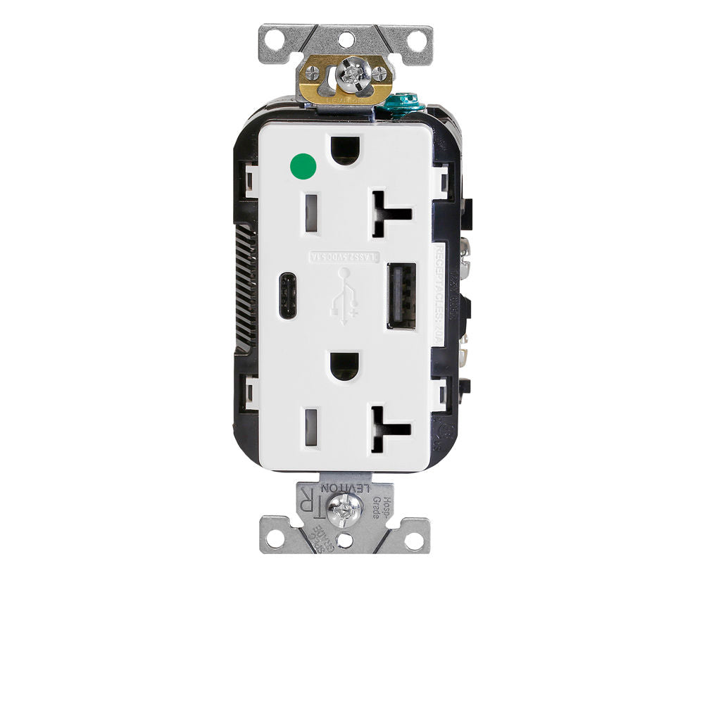 Leviton T5833-HGW Receptacle