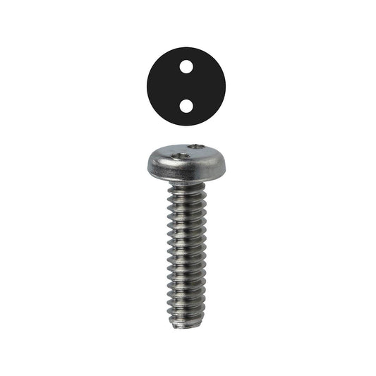 Dottie T8322SP Dottie #8-32 x 2 in SpannerPan Head TamperProof Machine Screw T8322SP