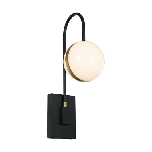Alora Tagliato matte black vanity light WV302001MBBG
