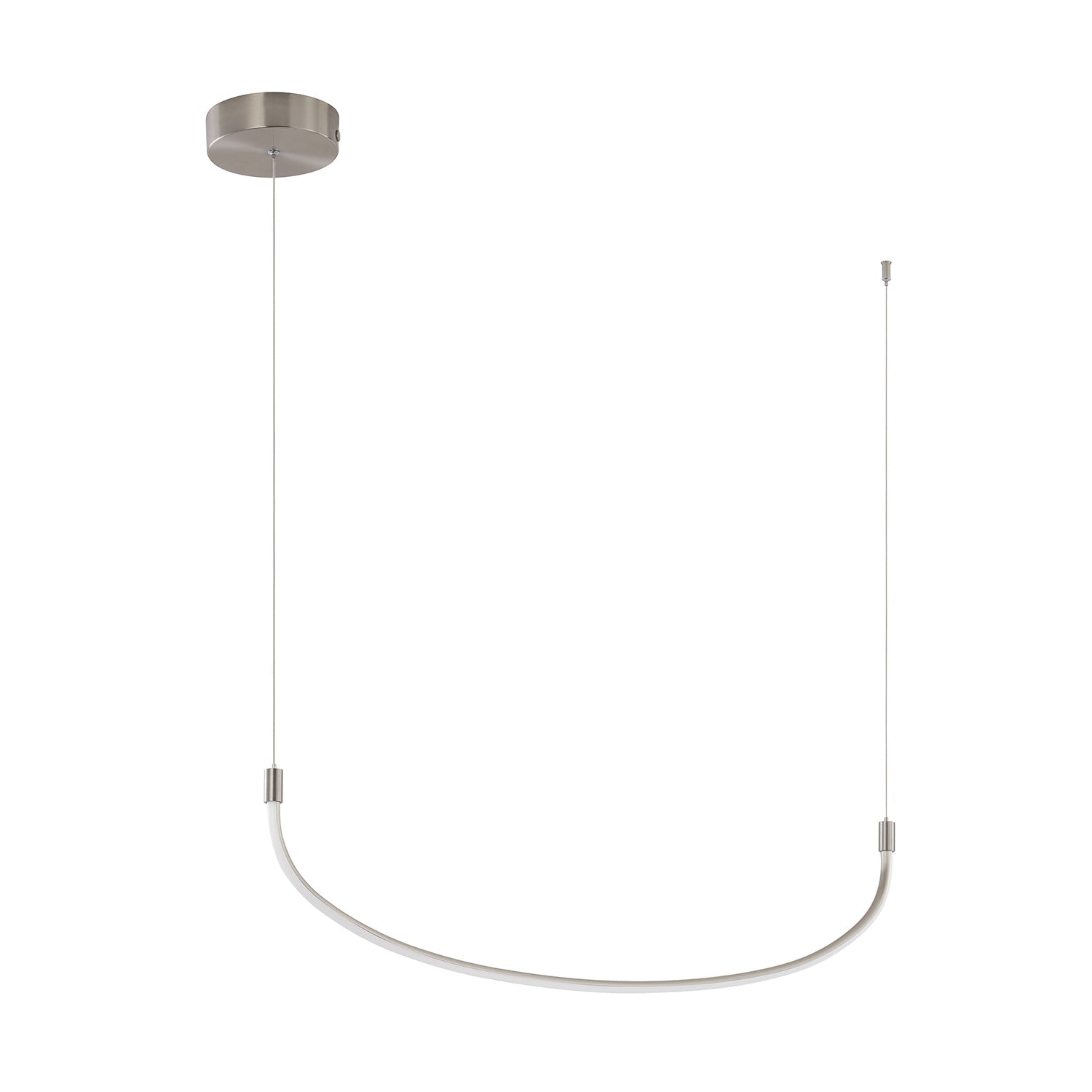 Kuzco Talis brushed nickel linear pendant LP89036-BN