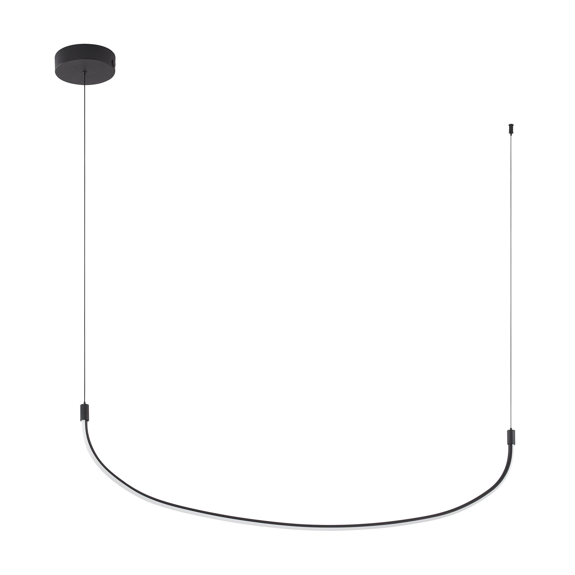 Kuzco Talis black [universal voltage] linear pendant LP89048-BK-UNV