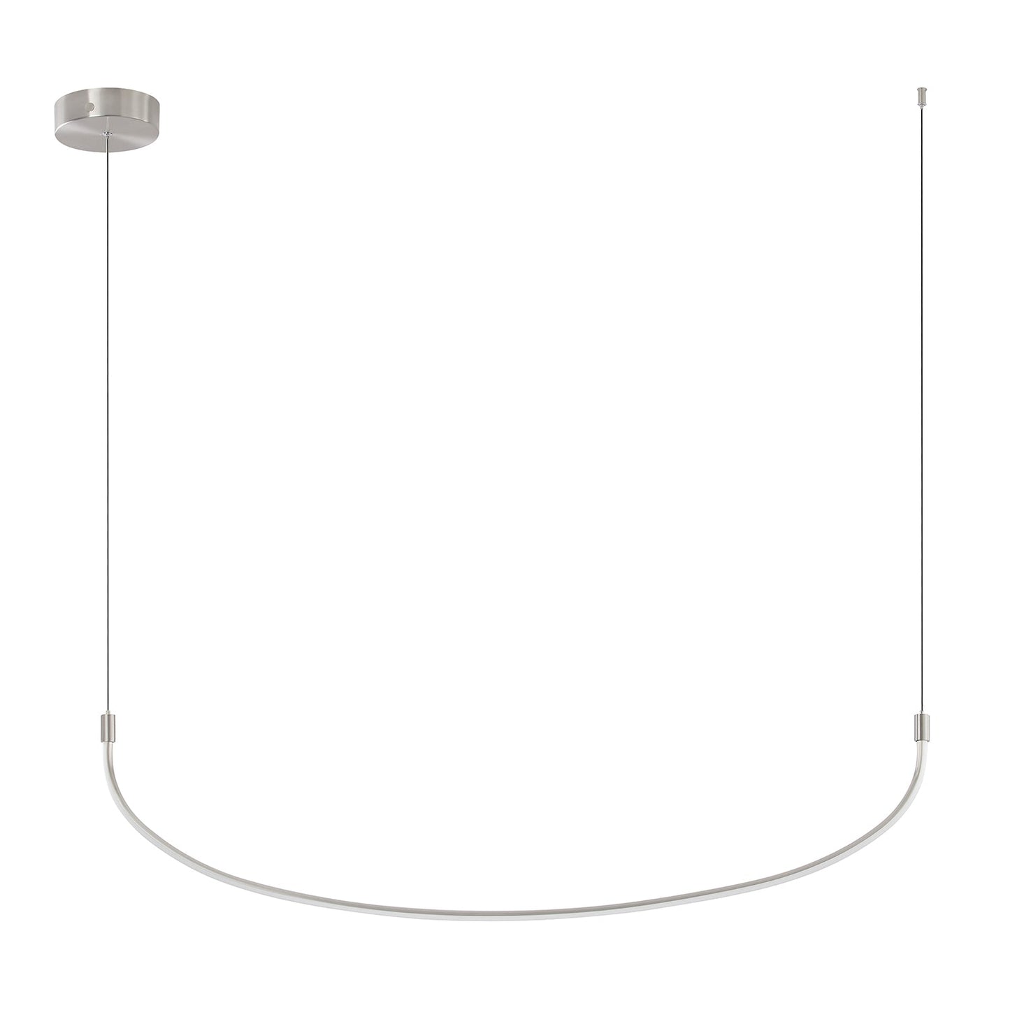 Kuzco Talis brushed nickel linear pendant LP89048-BN
