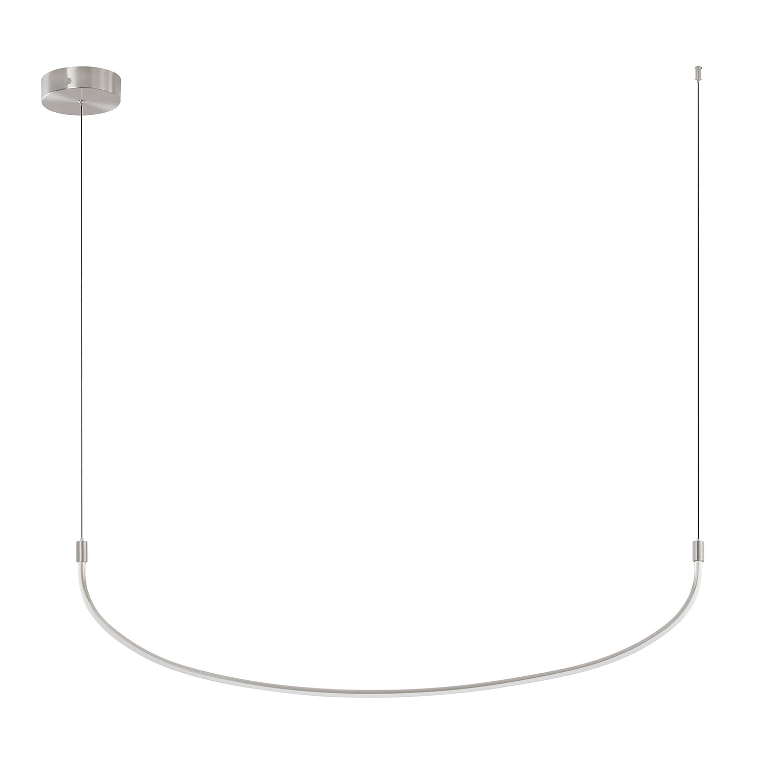 Kuzco Talis brushed nickel linear pendant LP89048-BN