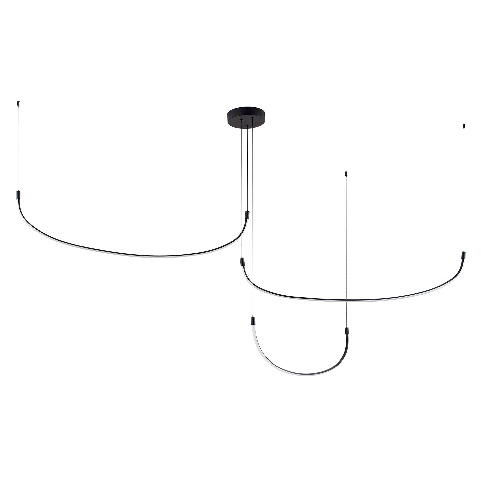 Kuzco Talis black [universal voltage] multi-pendant MP89390-BK