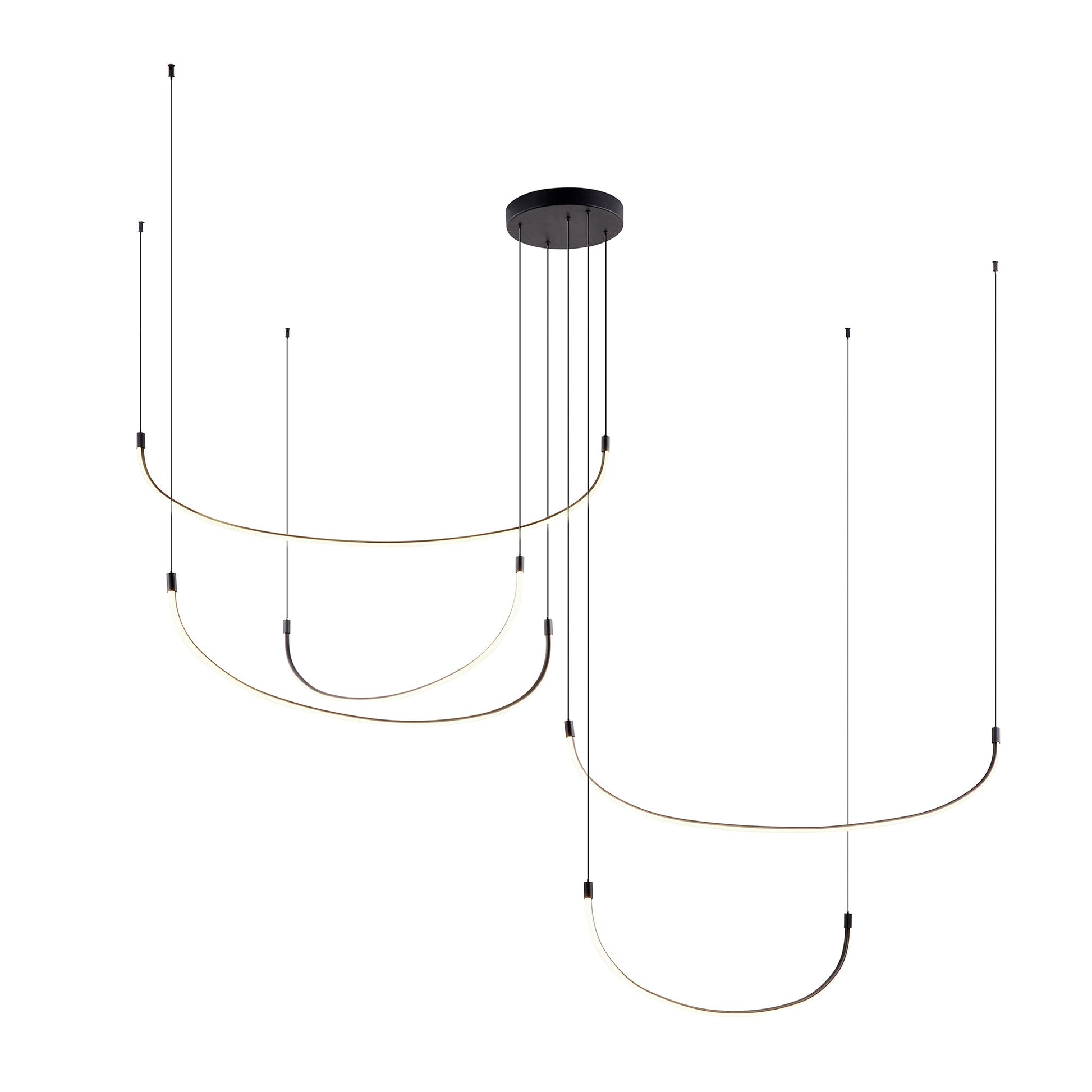 Kuzco Talis black [universal voltage] multi-pendant MP89590-BK-UNV