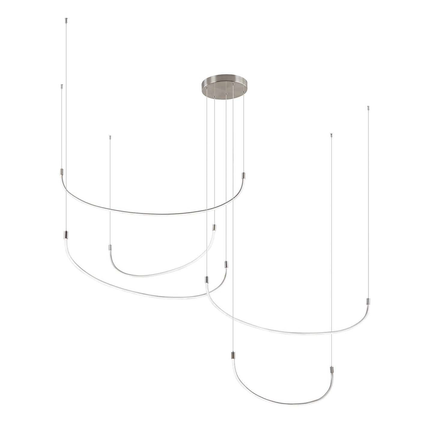 Kuzco Talis brushed nickel [universal voltage] multi-pendant MP89590-BN-UNV
