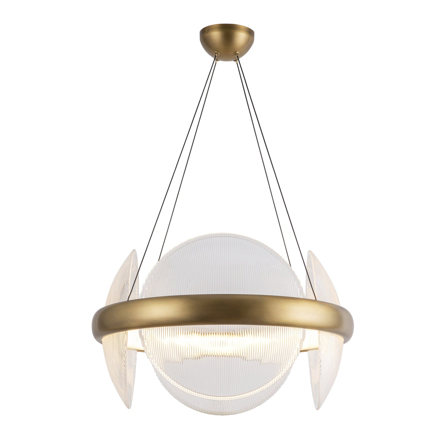 Kuzco Taurus vintage brass chandelier CH13922-VBCR-UNV