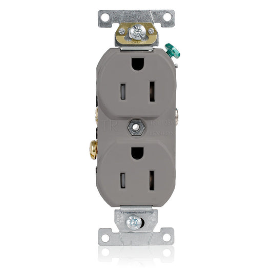 Leviton TBR15-GY Receptacle