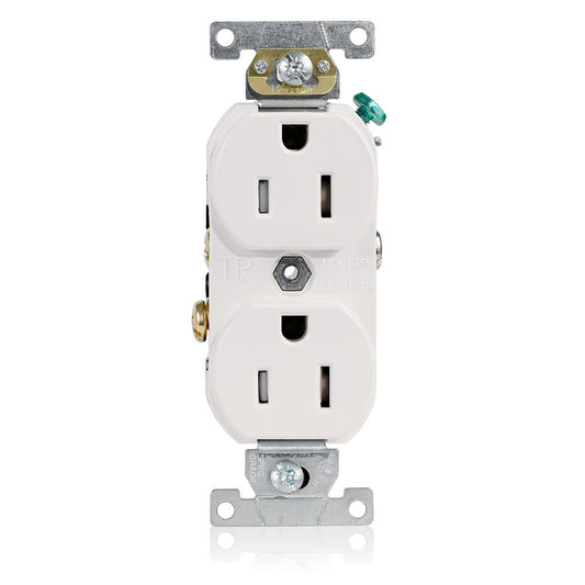 Leviton TBR15-W Receptacle