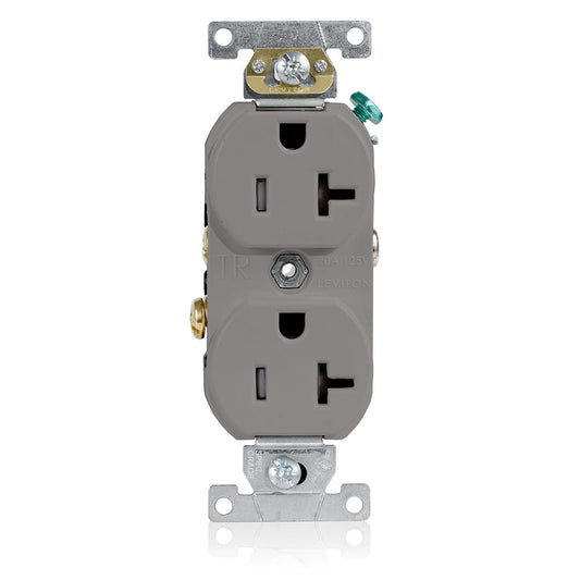 Leviton TBR20-GY Receptacle