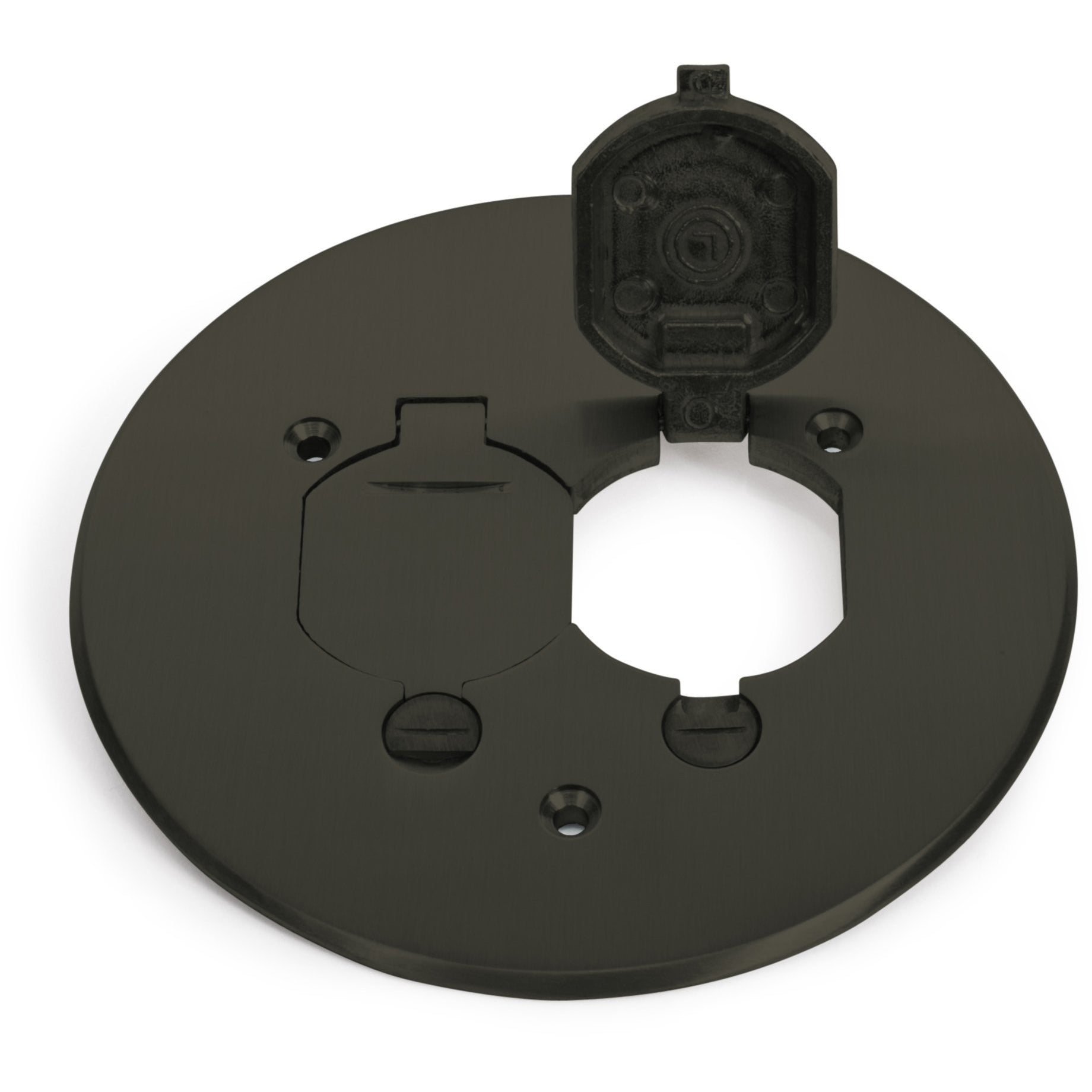 Lew Electric TCP-2-LR-DB Dark Bronze floor box cover