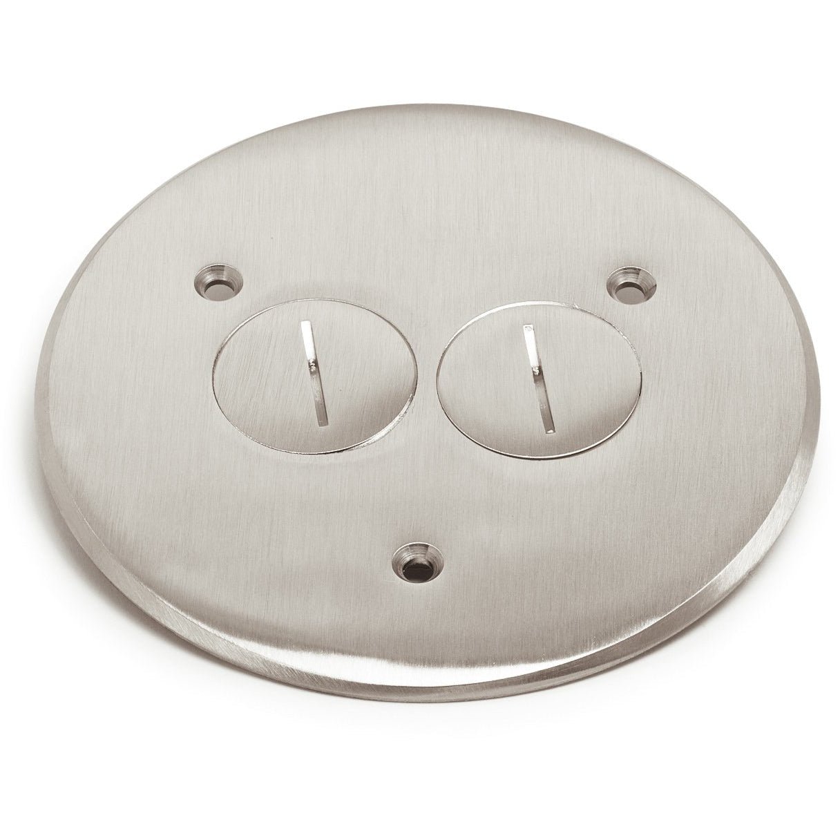 Lew Electric TCP-2-NS Nickel floor box cover