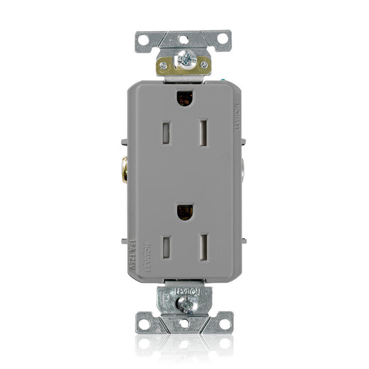 Leviton TDR15-GY Receptacle