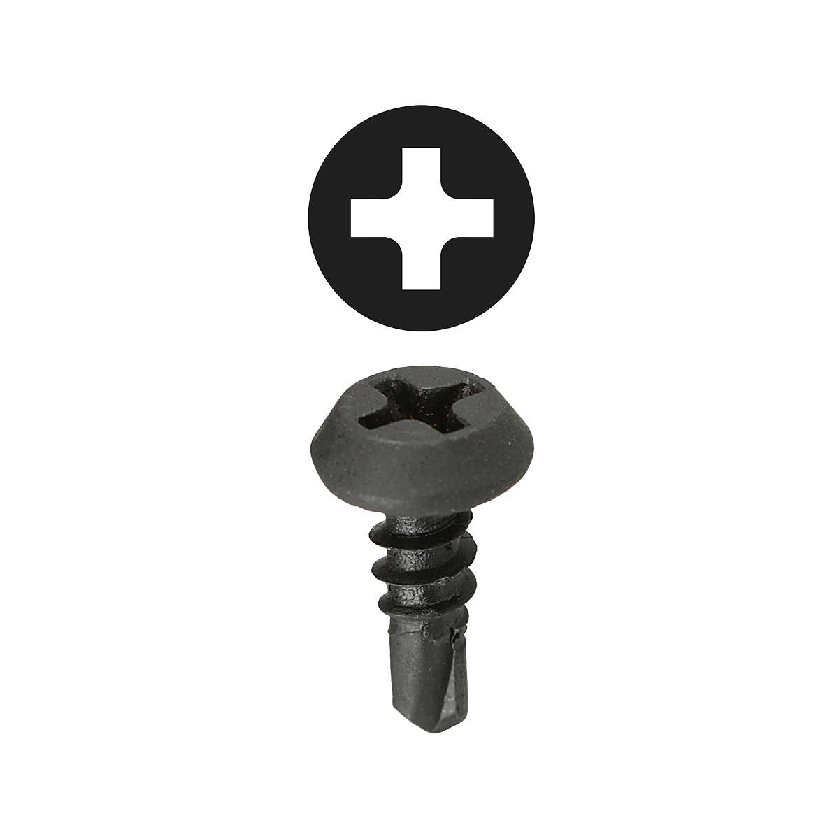 Dottie TEKF7716 Dottie #7 x 7/16 in Phillips Pan Head Self Drilling Framer Screw TEKF7716