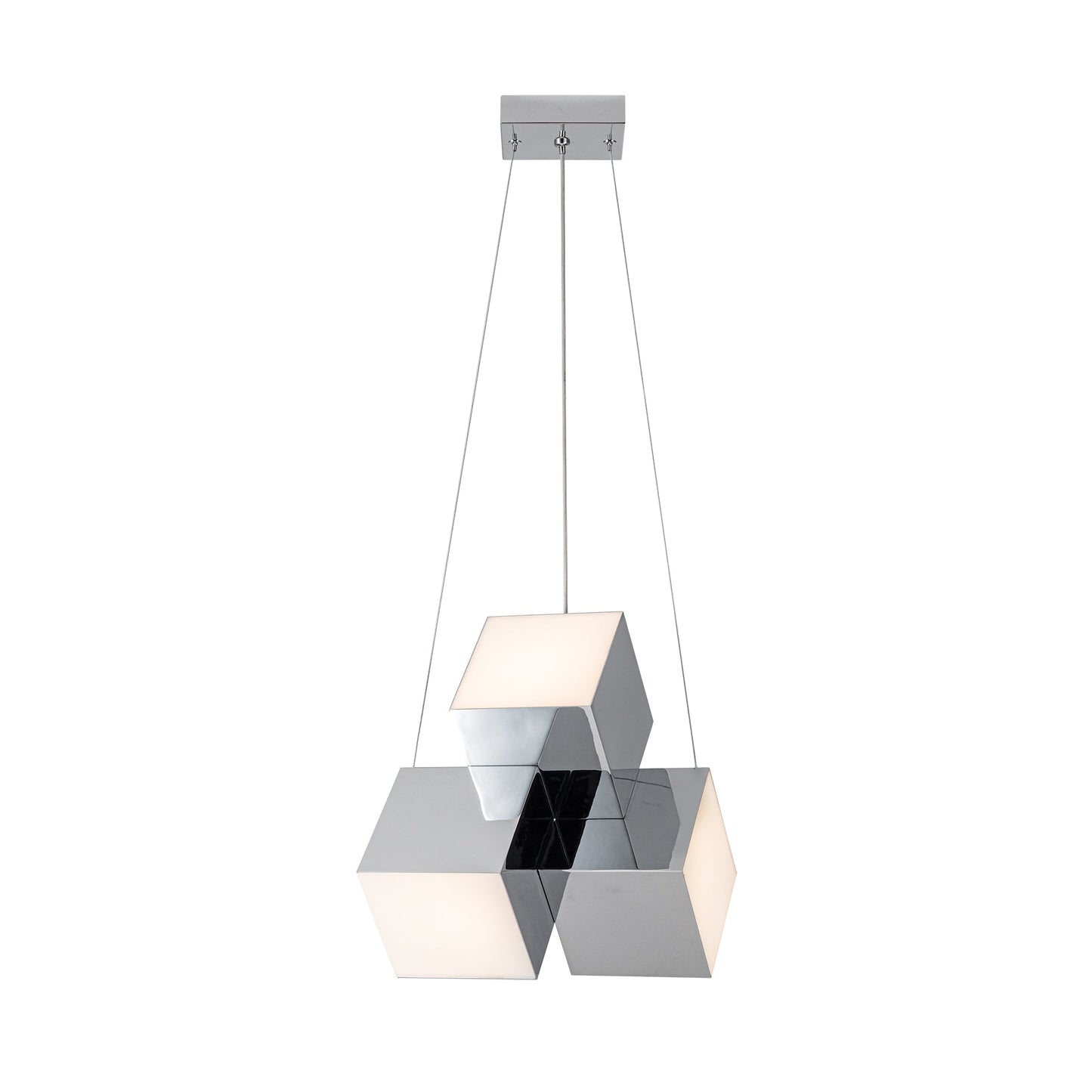 Kuzco Tetra chrome [universal voltage] pendant PD20616-CH-UNV